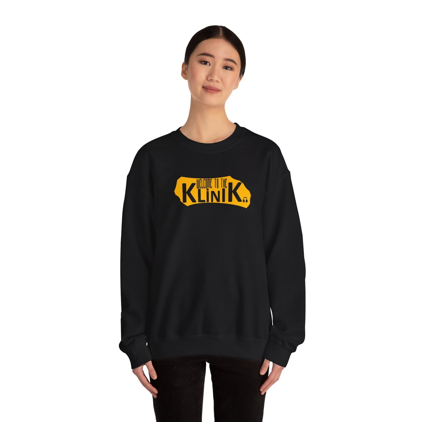 Unisex Heavy Blend™ Crewneck Sweatshirt - Bold Klinik Graphic