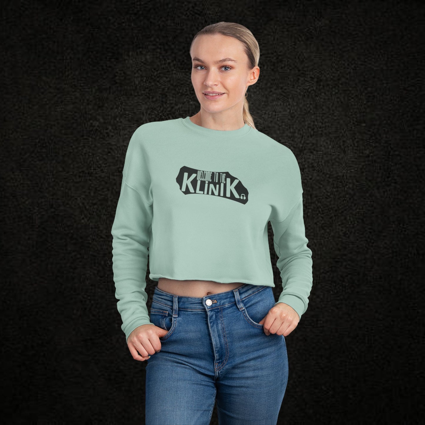 Cropped Sweatshirt - Feel the Klinik Vibe